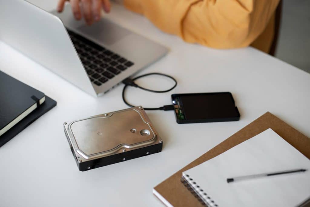 almacenamiento en dispositivos Apple