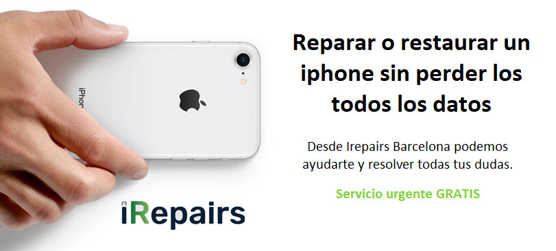 Perderé toda mi información si llevo a reparar o restaurar mi Iphone en Barcelona